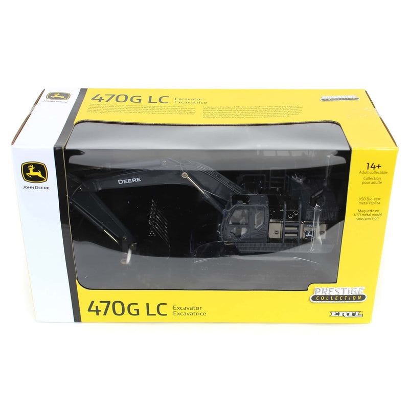 Gun Metal Chase Unit ~ 1/50 John Deere 470G LC Excavator, ERTL Prestige Collection