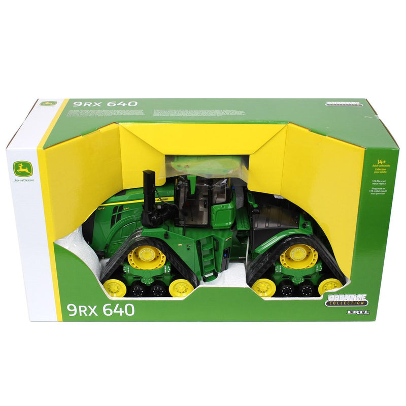 (B&D) 1/16 John Deere 9RX 640 Tractor, ERTL Prestige Collection- Damaged Item