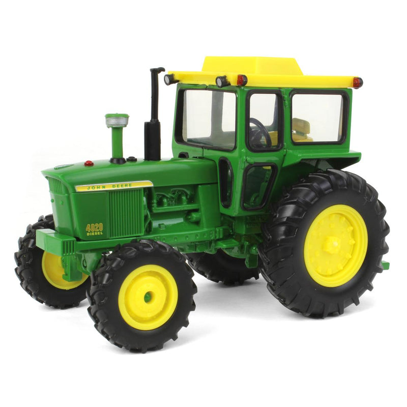 (B&D) 1/32 John Deere 4020 Tractor with Cab & FWA, ERTL Replica Play - Damaged Box