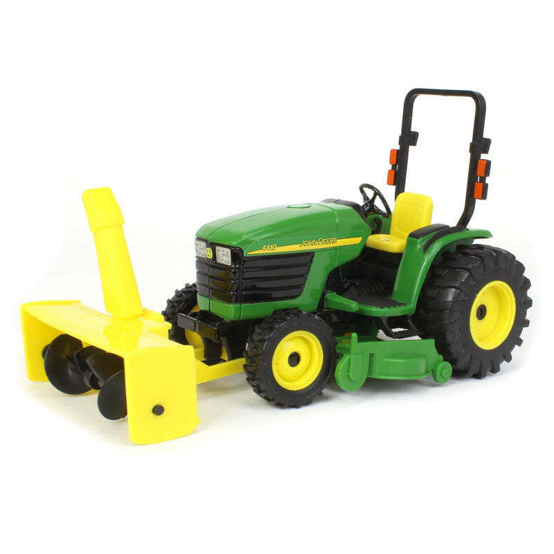 (B&D) 1/16 John Deere 4410 with Mower Deck & Snowblower - Damaged Box