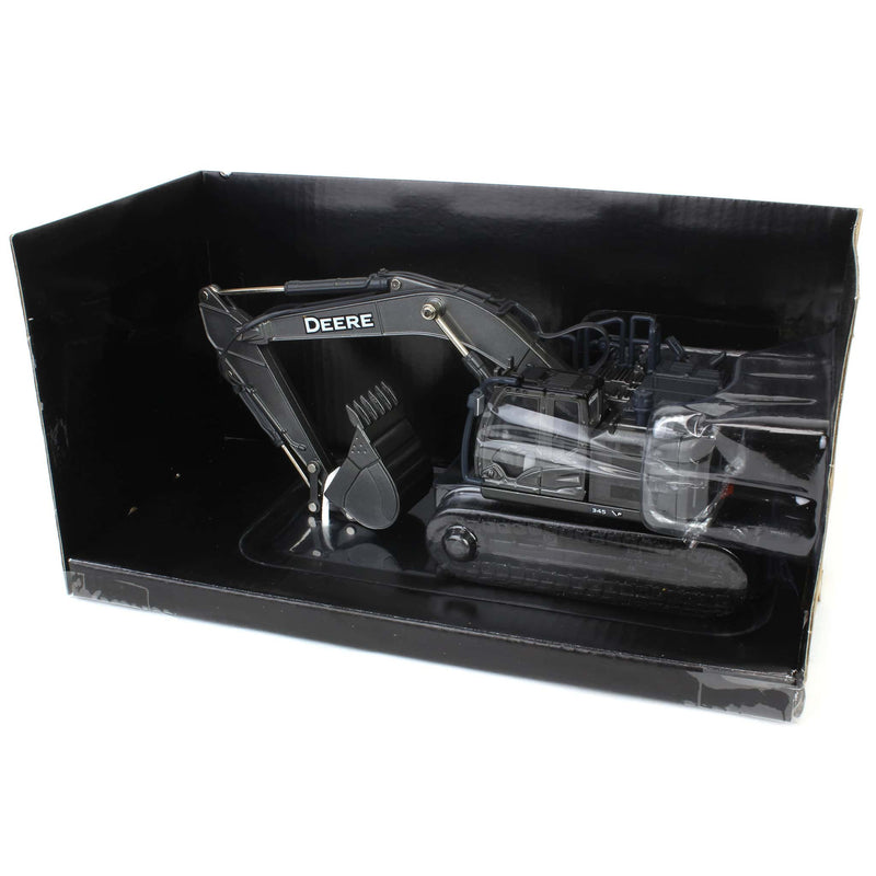 Gun Metal Chase Unit ~ 1/50 John Deere 345 P-Tier Excavator, ERTL Prestige Collection