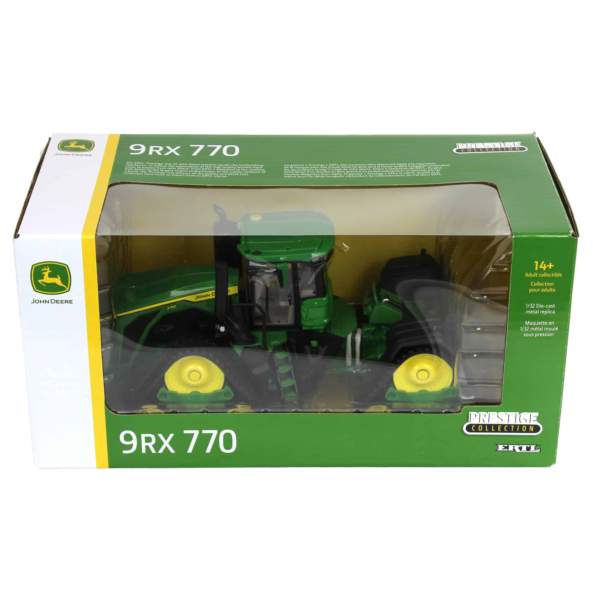1/32 John Deere 9RX 770 Tracked Tractor, ERTL Prestige Collection