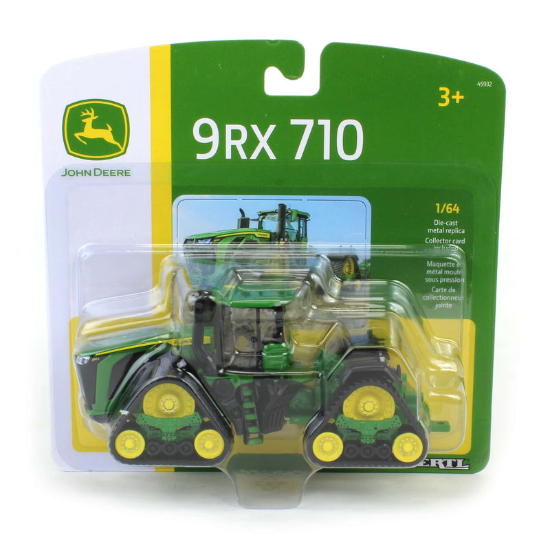1/64 John Deere 9RX 710 Tracked Tractor, ERTL Replica Play