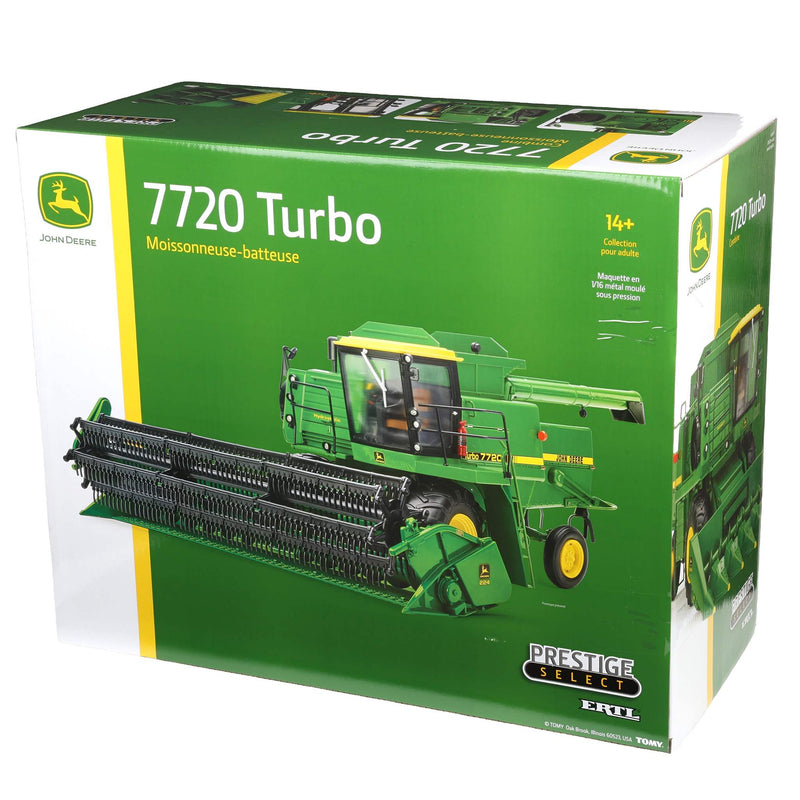 1/16 John Deere 7720 Turbo Combine with Corn Head & Grain Head, ERTL Prestige Select #4
