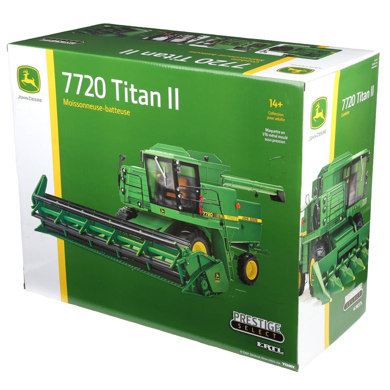 Set of 2 Versions ~ 1/16 John Deere 7720 Turbo & Titan II Combines, ERTL Prestige Select #4