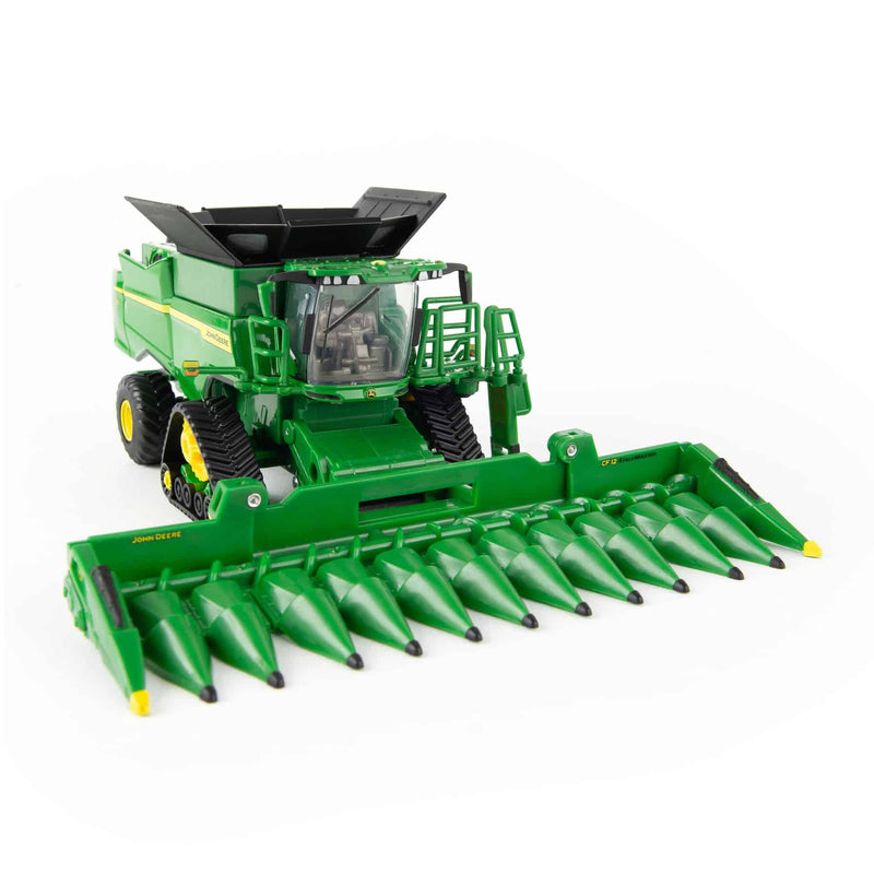 (B&D) 1/64 John Deere S7 900 Combine with Corn & Grain Heads by ERTL, 2025 Farm Show One Time Production - Damaged Item