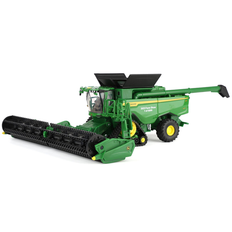 1/64 John Deere S7 900 Combine with Corn & Grain Heads by ERTL, 2025 Farm Show One Time Production