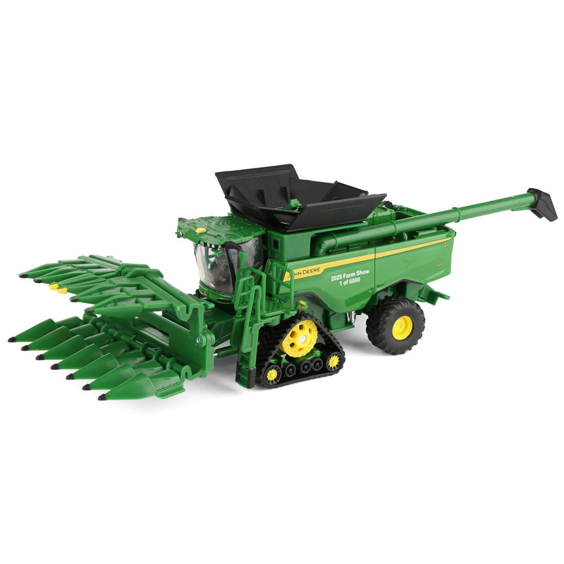 1/64 John Deere S7 900 Combine with Corn & Grain Heads by ERTL, 2025 Farm Show One Time Production