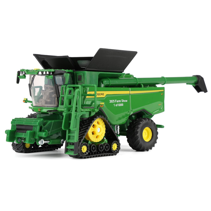 1/64 John Deere S7 900 Combine with Corn & Grain Heads by ERTL, 2025 Farm Show One Time Production