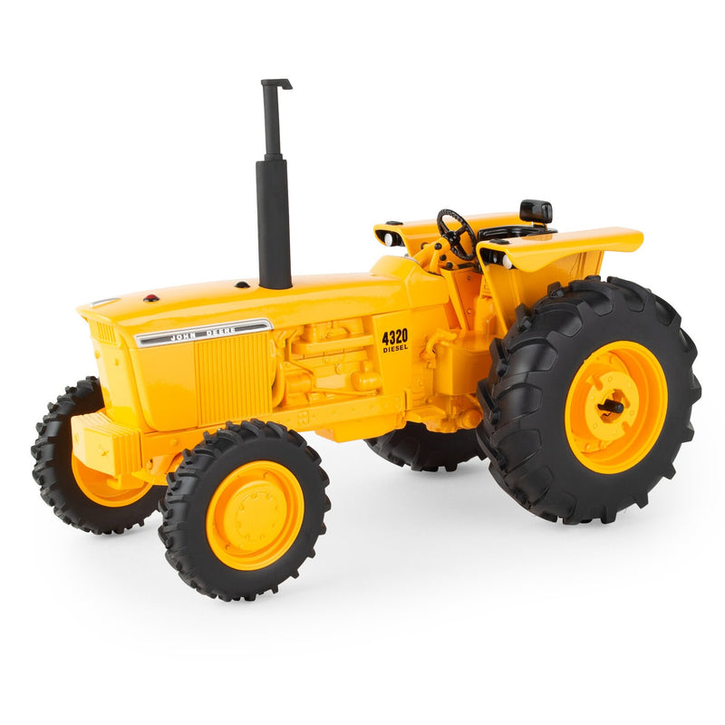 Industrial Yellow Chase Unit ~ 1/16 John Deere 4320 Tractor with FWA, ERTL Prestige
