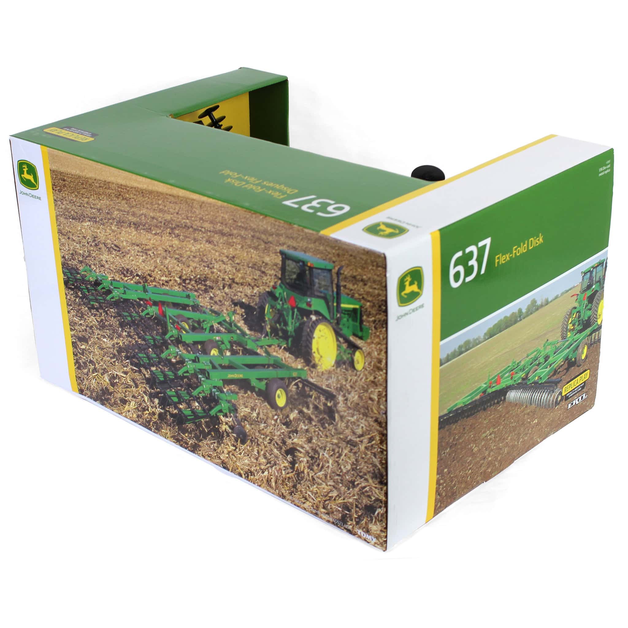 1/16 John Deere 637 Flex Fold Disk, ERTL Replica Play — Outback Toys