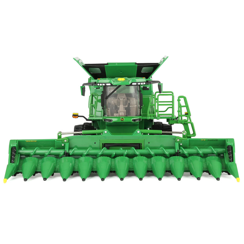 (B&D) 1/32 John Deere S7 900 Tracked Combine with Corn & Grain Heads, ERTL Prestige - Damaged Box