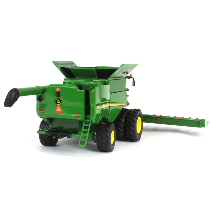 1/64 John Deere S680 Combine with Corn Head Grain Head, ERTL