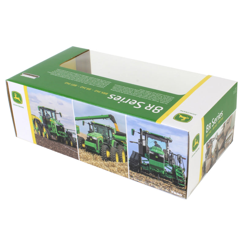 (B&D) - 1/64 John Deere 8R 340, 8RX 340 & 8RT 340 Tractor Set, ERTL Prestige Collection - Damaged Box