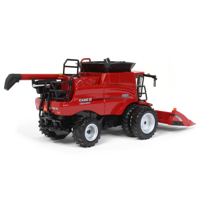 1/64 Case IH 7150 Combine with Corn and Grain Headers, ERTL Prestige Collection