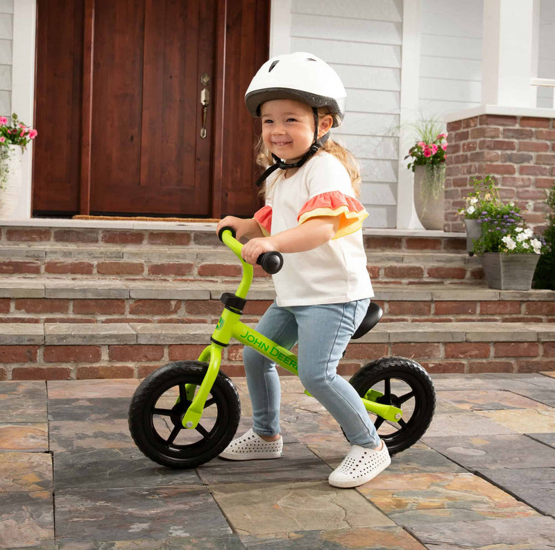 John Deere Toddler Balance Bike, 10in Tires