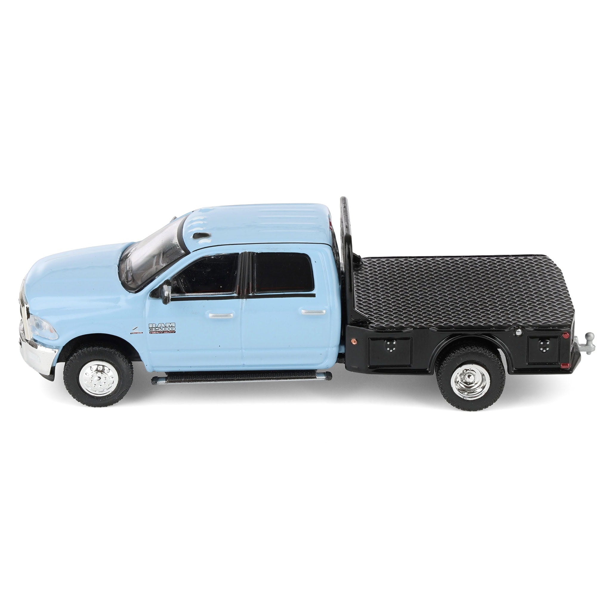 1/64 2018 Ram 3500 Dually Flatbed, Robin's Egg Blue, Dually