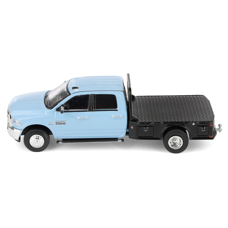 1/64 2018 Ram 3500 Dually Flatbed, Robin’s Egg Blue, Dually Drivers Series 16