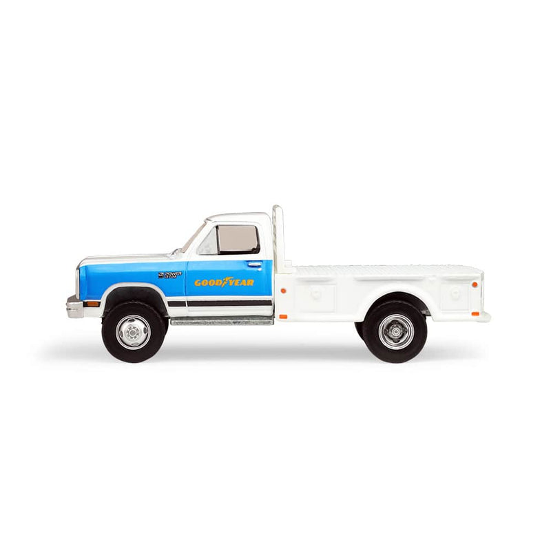 1/64 1981 Dodge Ram W350 Power Ram Dually Flatbed, Goodyear, Dually Drivers Series 17