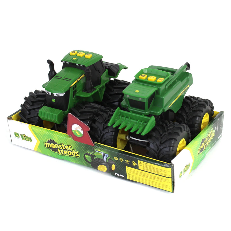 6in John Deere Monster Treads Set with Lights & Sounds