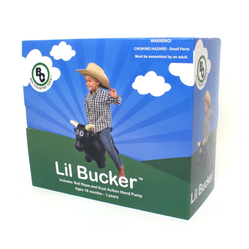 (B&D) Lil Bucker Bouncy Bull by Big Country Toys - Damaged Box