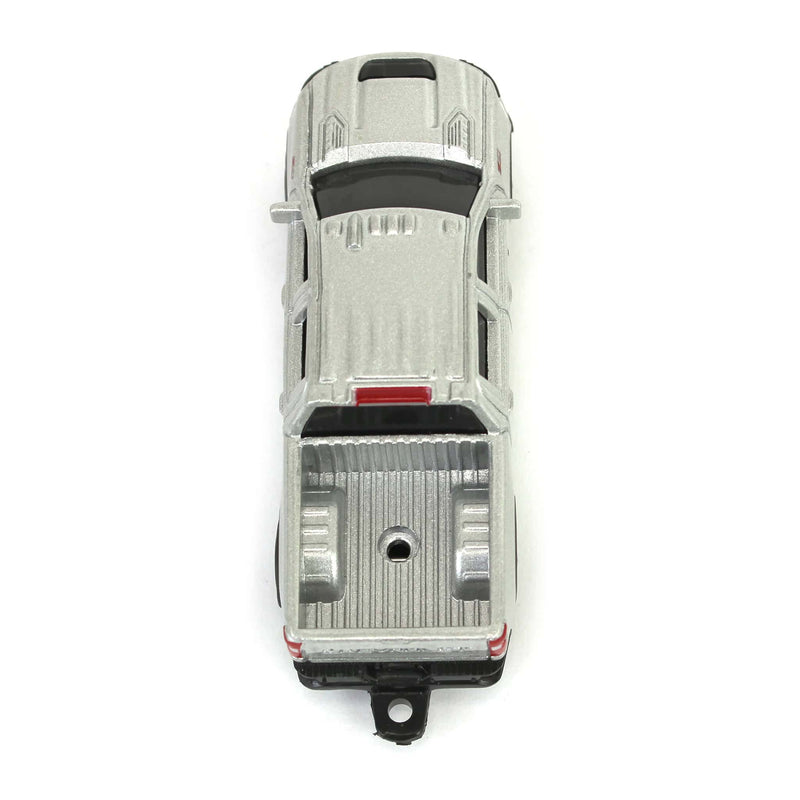 1/64 Silver Chevy Silverado 2500HD Z71 Pickup Truck, ERTL Collect N Play