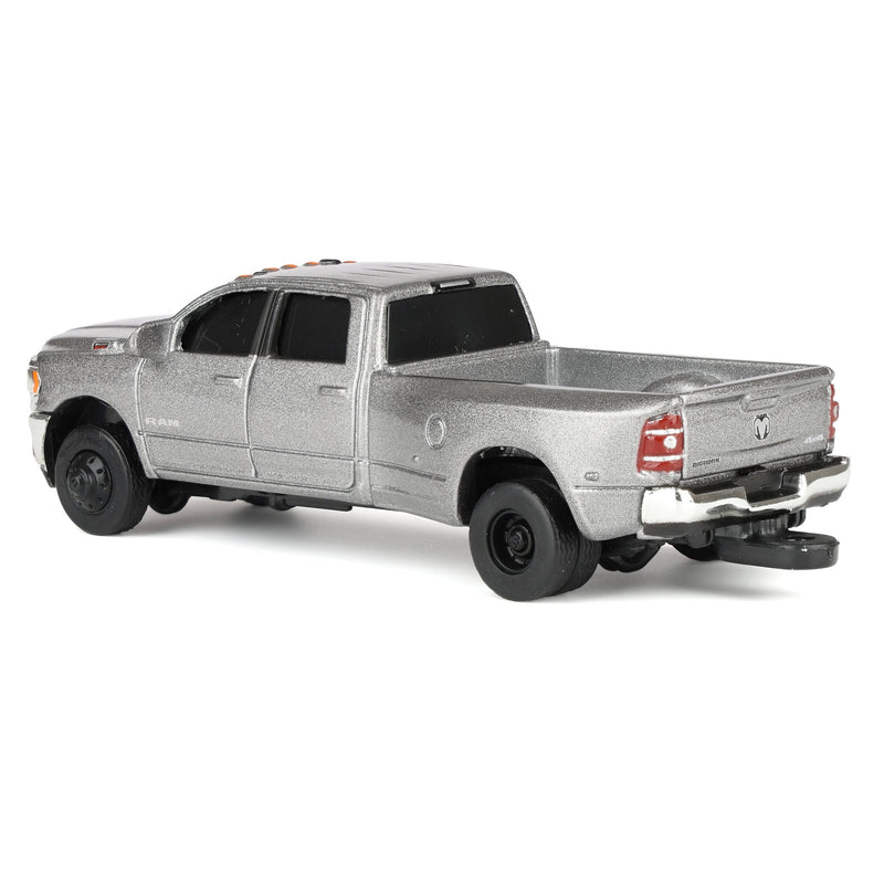 1/64 Silver RAM 3500 Dually Pickup Truck, ERTL Collect N Play