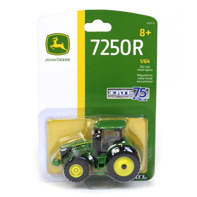 1/64 John Deere 7250R Tractor by ERTL, 75th Anniversary