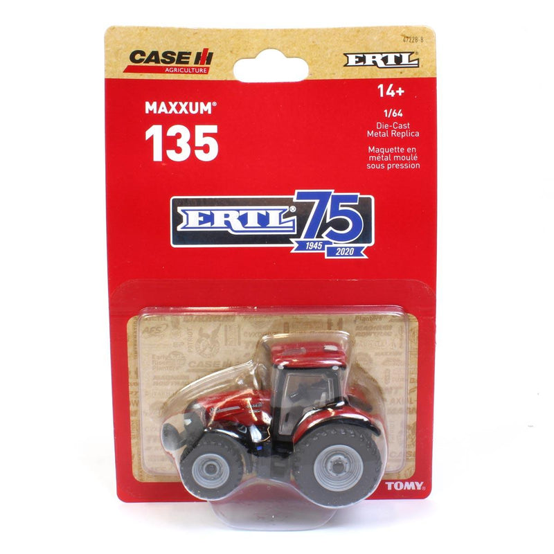 1/64 Case IH Maxxum 135 Tractor by ERTL, 75th Anniversary
