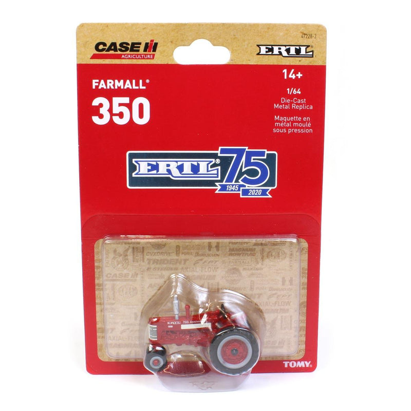 1/64 International Harvester 350 Tractor by ERTL, 75th Anniversary