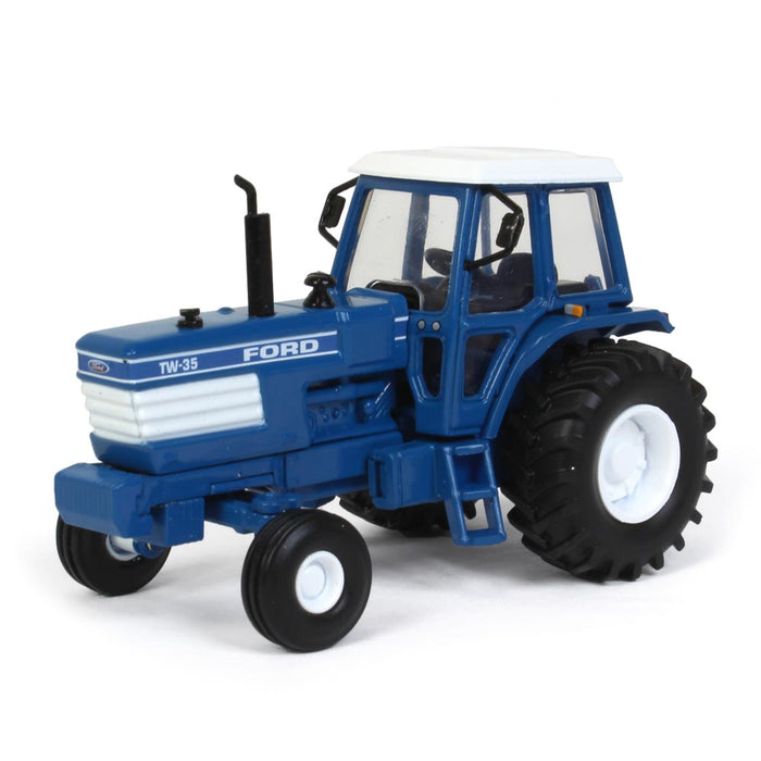 Limited Edition ~ 1/64 High Detail Ford TW-35 Cab with 2WD and Rear Singles, Toy Tractor Times