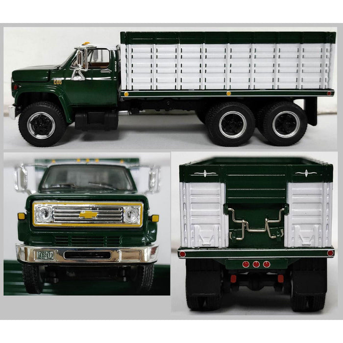 1/64 Chevy C65 Tandem Axle Grain Truck, Green and White, First Gear
