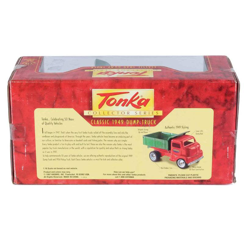1/18 1949 Classic Dump Truck by Tonka, 50th Anniversary Collector Series Limited Edition