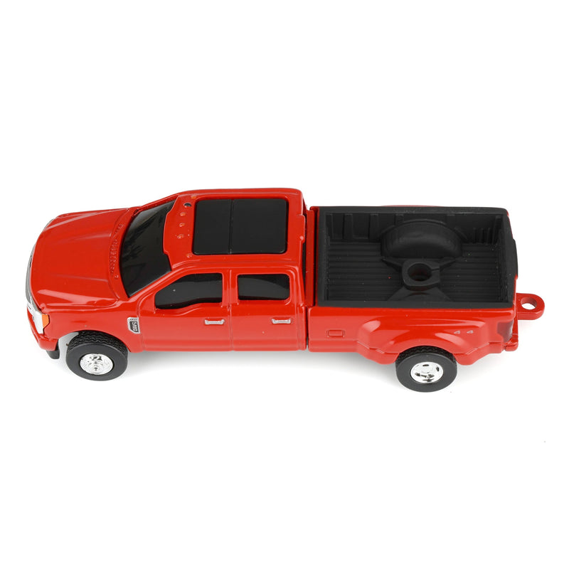 1/64 Red Ford F-350 Pickup Truck, ERTL Collect N Play