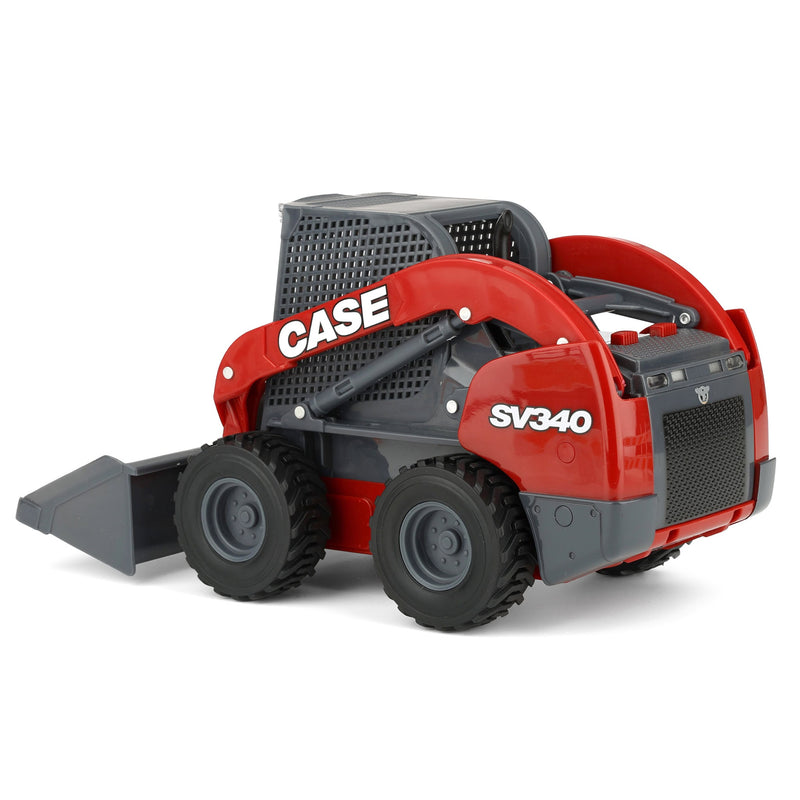 (B&D) 1/16 Case IH Ram Pickup Truck with Case SV340 Skid Loader, ERTL Big Farm - Damaged Box