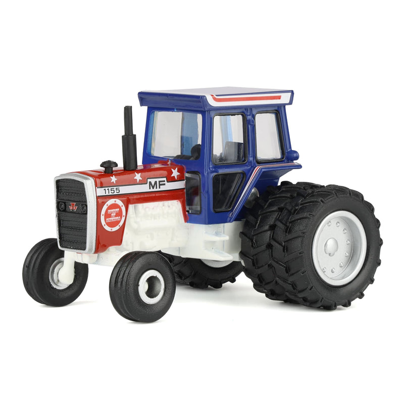 1/64 Massey Ferguson 1155 Stars & Stripes Tractor by ERTL, United States 250th Anniversary Edition