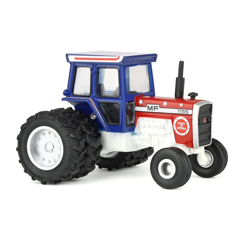 1/64 Massey Ferguson 1155 Stars & Stripes Tractor by ERTL, United States 250th Anniversary Edition