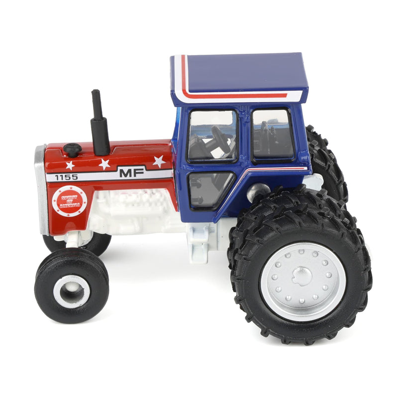 1/64 Massey Ferguson 1155 Stars & Stripes Tractor by ERTL, United States 250th Anniversary Edition
