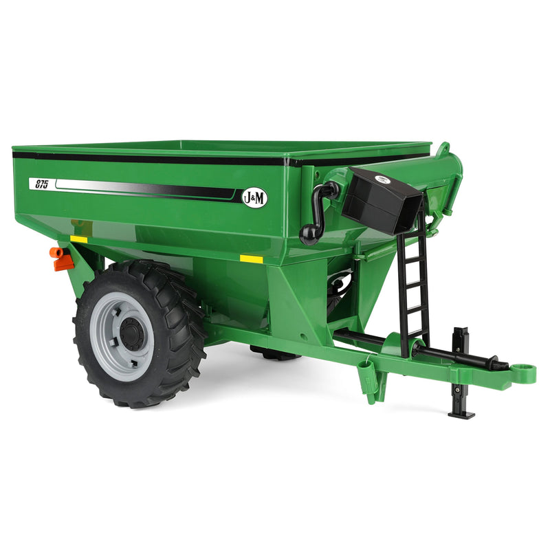 1/16 ERTL Big Farm John Deere 7430 Toy Tractor with J&M 875 Grain Cart