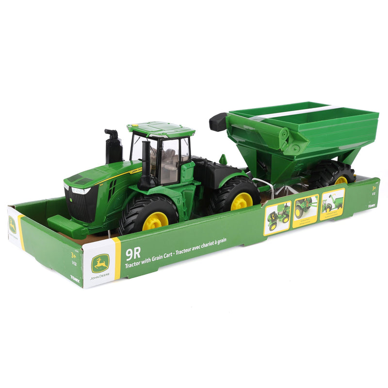 1/32 John Deere 9R Tractor with Grain Cart by ERTL