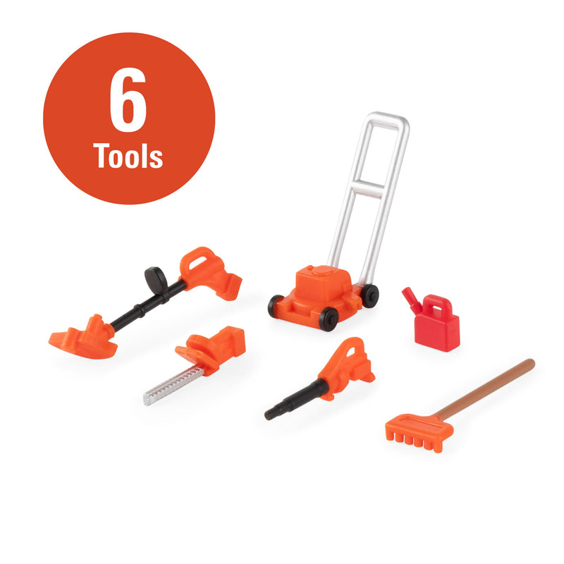 1/32 Kubota 15-Piece Lawn Care Playset with Pickup Truck, Trailer, Mower, & Accessories by ERTL