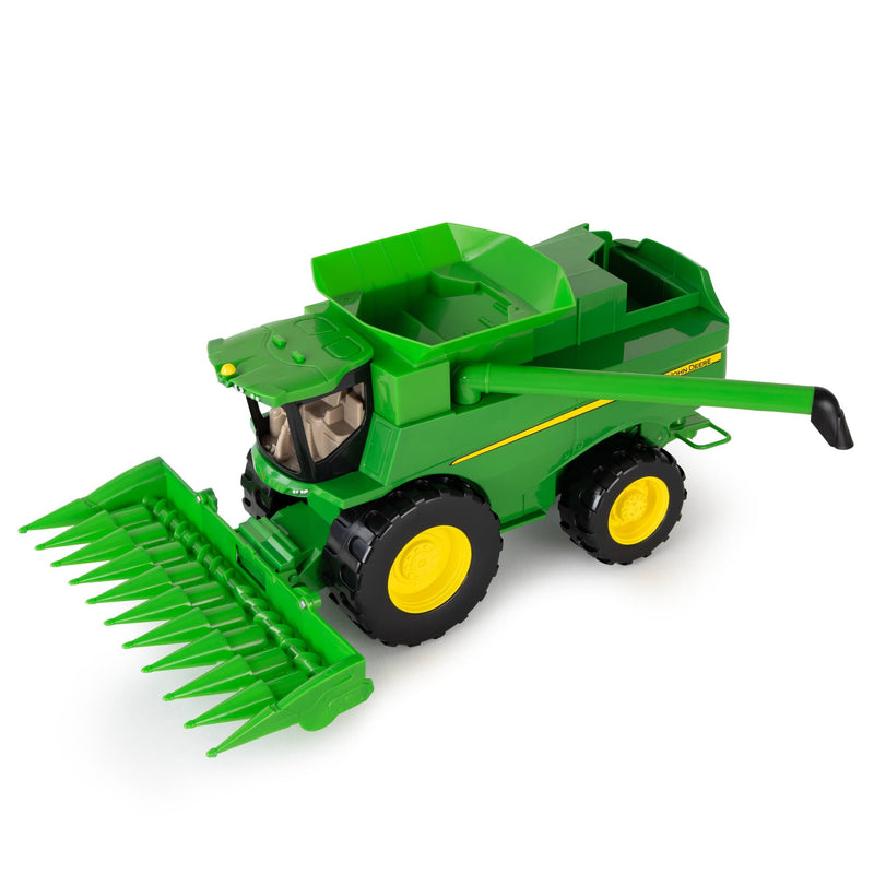 16in John Deere Combine with Lights & Sounds and Corn Head by ERTL