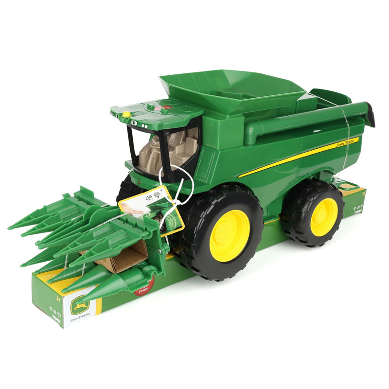 16in John Deere Combine with Lights & Sounds and Corn Head by ERTL