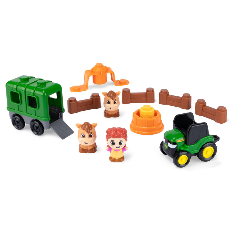 John Deere Build-A-Buddy Stackers 15-Piece Horse Set by ERTL