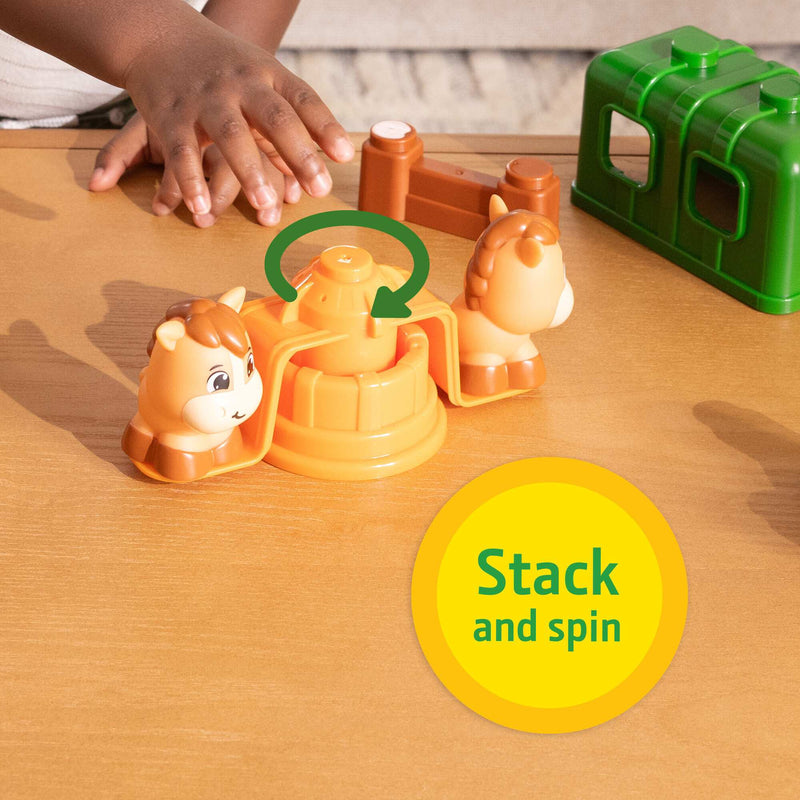 John Deere Build-A-Buddy Stackers 15-Piece Horse Set by ERTL