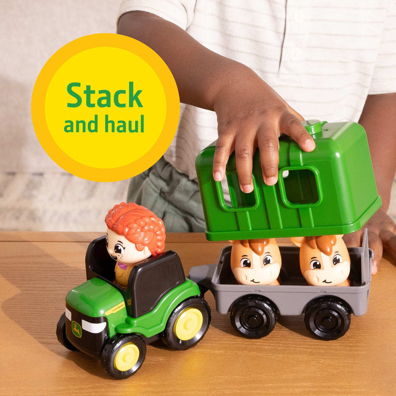 John Deere Build-A-Buddy Stackers 15-Piece Horse Set by ERTL