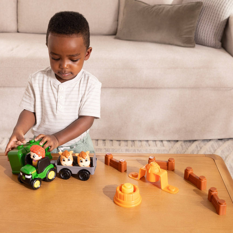 John Deere Build-A-Buddy Stackers 15-Piece Horse Set by ERTL