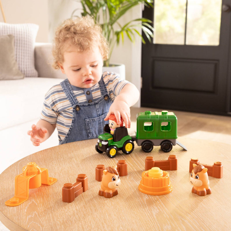 John Deere Build-A-Buddy Stackers 15-Piece Horse Set by ERTL