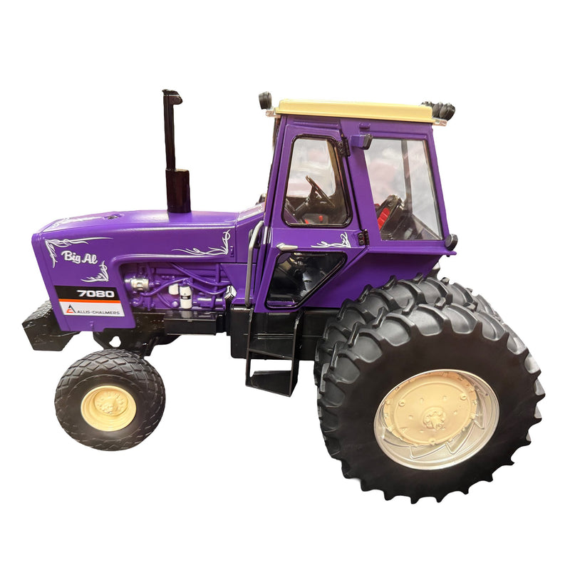 "Big Al" Purple Chase Unit ~ 1/16 Allis Chalmers 7080 Tractor with Duals & Diamond Tread Front Tires, ERTL Prestige, 2026 Toy Tractor Times