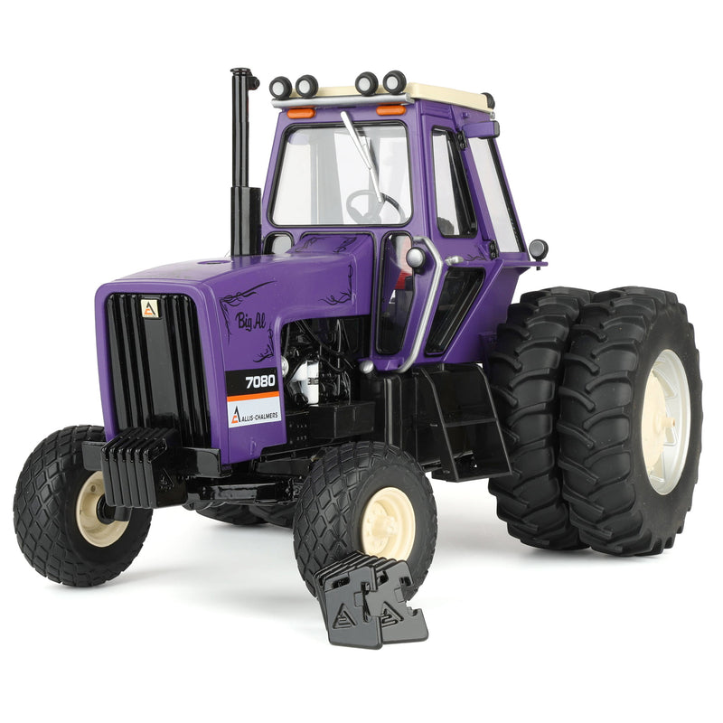 "Big Al" Purple Chase Unit ~ 1/16 Allis Chalmers 7080 Tractor with Duals & Diamond Tread Front Tires, ERTL Prestige, 2026 Toy Tractor Times